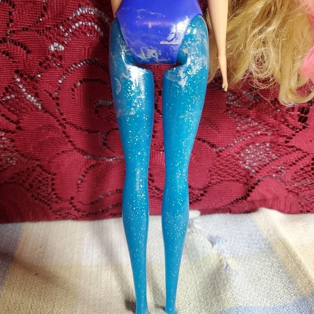 Barbie 12 inch Fashion Doll Kids Blue Pink Glitter Leg GTL82 Mattel 2020 Toy‎